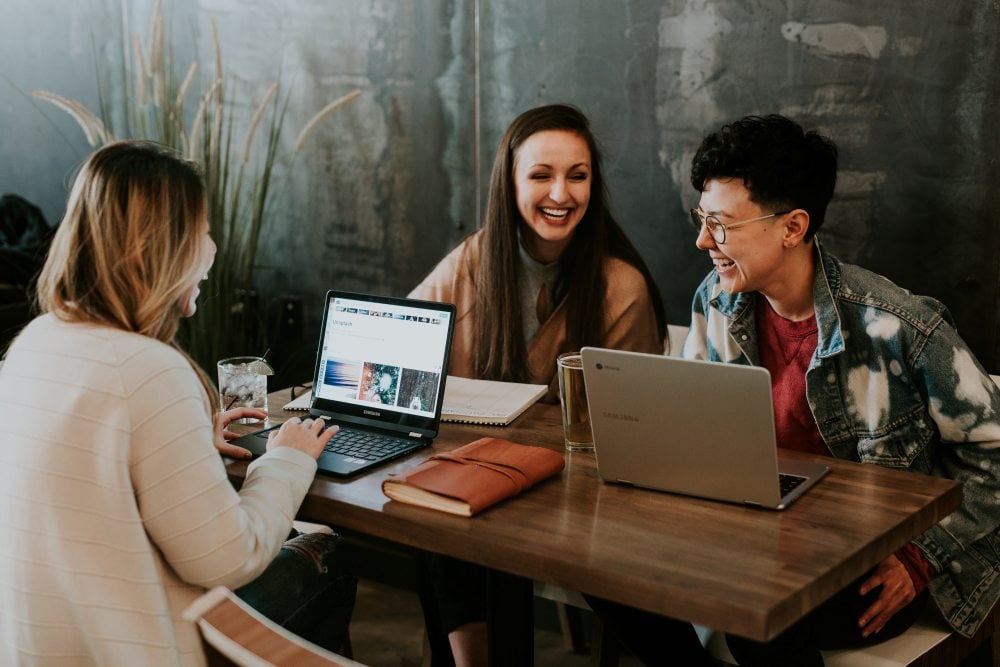 three women starting a nonprofit